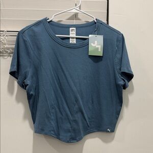 JoyLab Cropped Ribbed Top